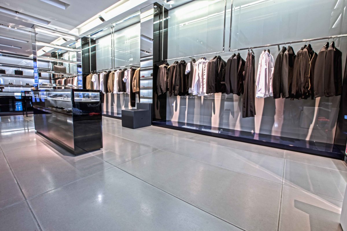 clothing retail flooring