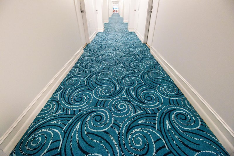 condo hallway carpeting