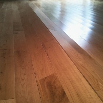 Raised wood flooring