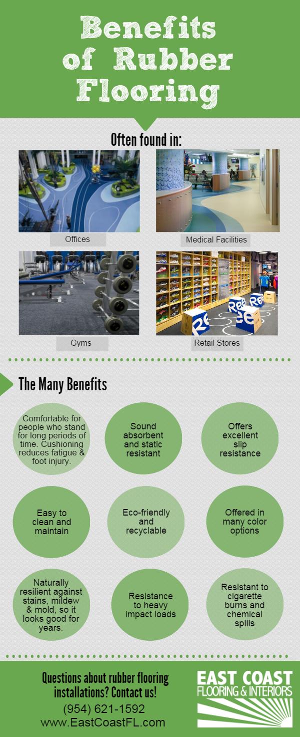 The benefits of rubber flooring installation for your South Florida business