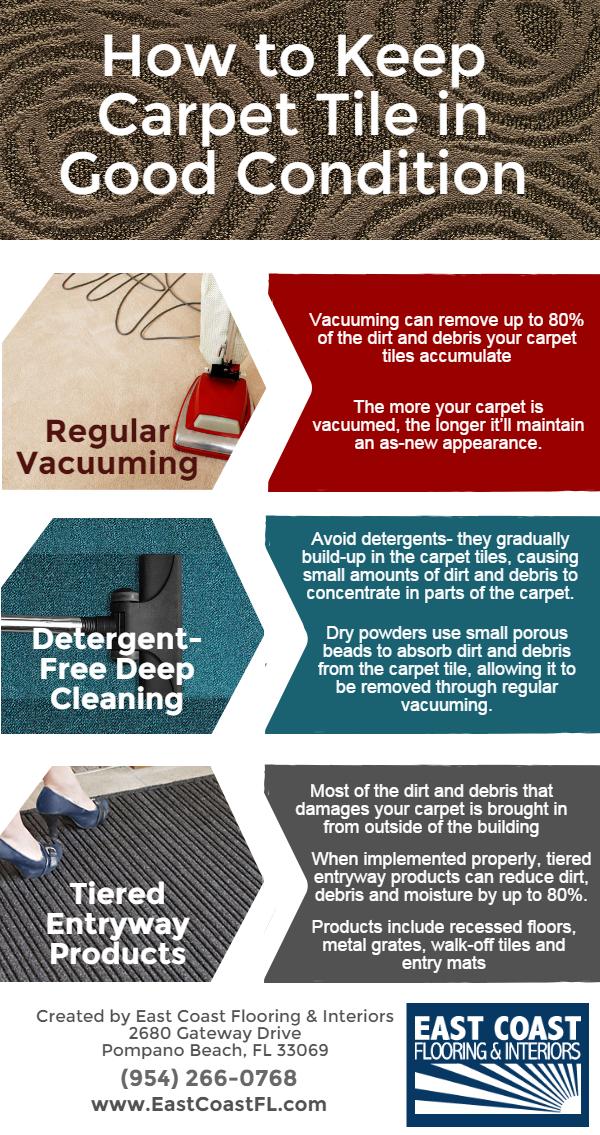 How To Keep Carpet Tile In Good Condition Infographic