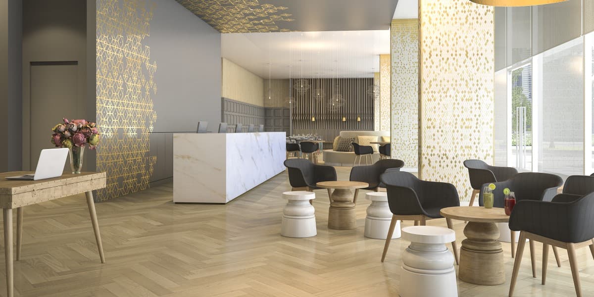 Hotel Lobby Floor Tiles | Lobby Flooring | East Coast Flooring & Interiors of South Florida