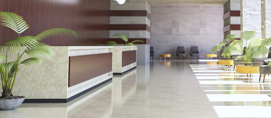hotel lobby