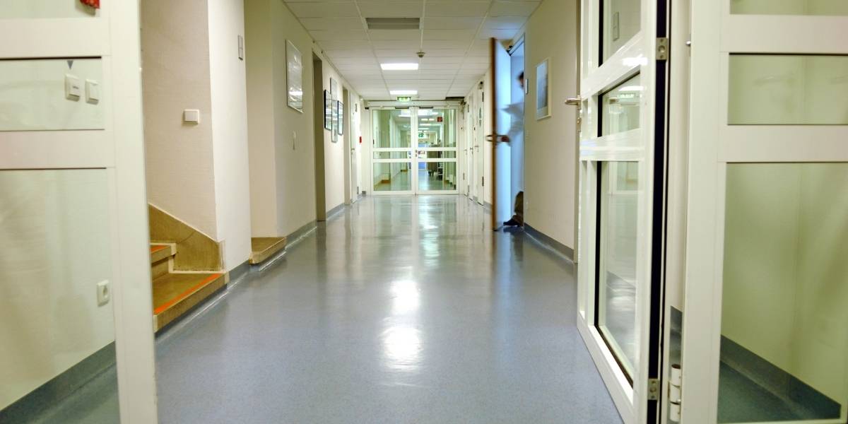 Hospital flooring companies concept image