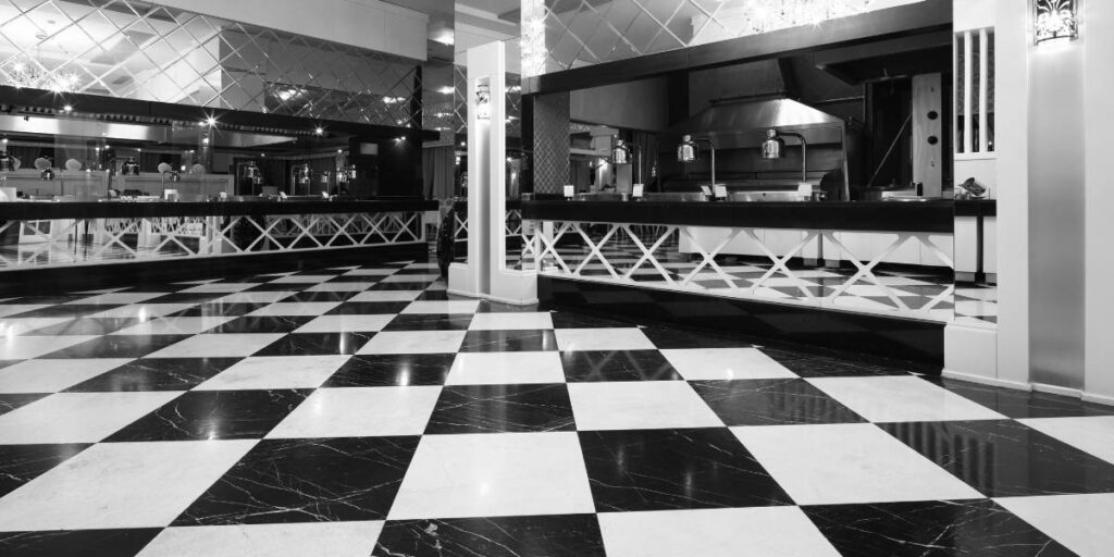 Flooring for restaurant kitchens