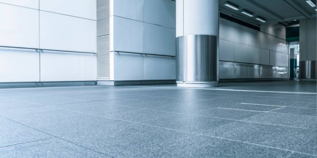 Example of airport flooring