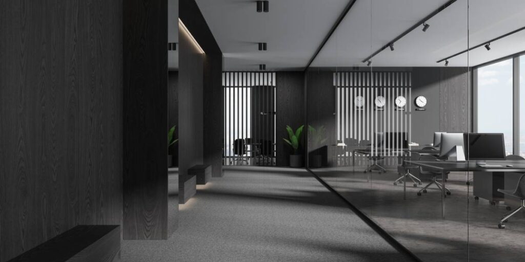 Corporate office flooring installation